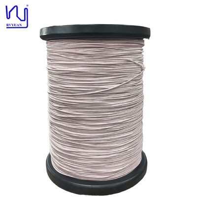 USTC UEW 0.10mm Stranded Silk Covered Litz Wire High-Frequency Magnet Wire for Automotive Wireless Charging Coils