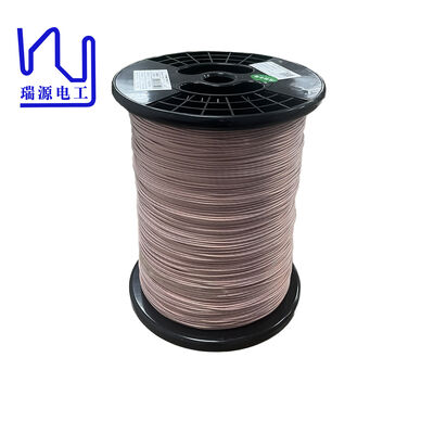 Custom 0.10mmX500 Strands PTFE Wrapped Copper Litz Wire