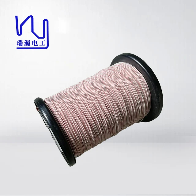 155.C Rated Temperature Ustc Litz Wire Dacron / Nylon / Natural Silk Jacket 460 Strands