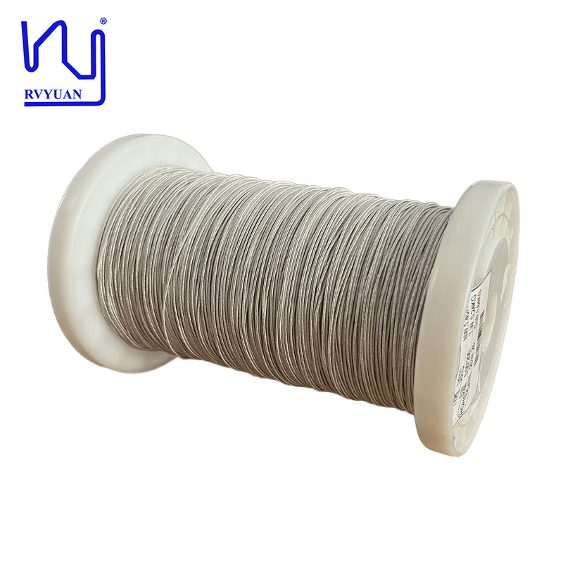0.05mmx200 99.99% Pure Siver Conductor Silk Covered Litz Wire