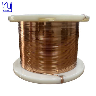 0.60mmX3.00mm مستطيل مسطح AIW الفئة 220C السلك النحاسي المغناطيسي