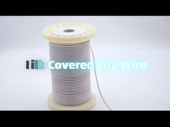 مغطاة Superthin 0.04mm Ustc Litz Wire عالية التردد بوليستر الحرير
